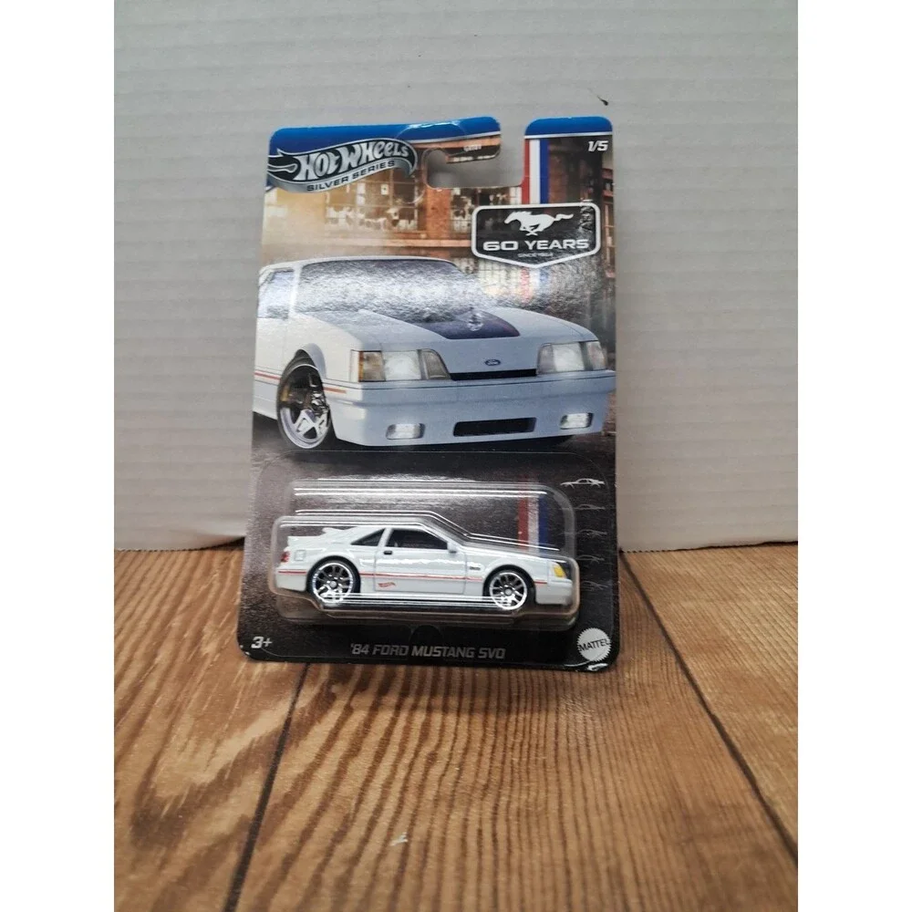HOT WHEELS ‘84 FORD MUSTANG SVO 60 YEARS SILVER SERIES
